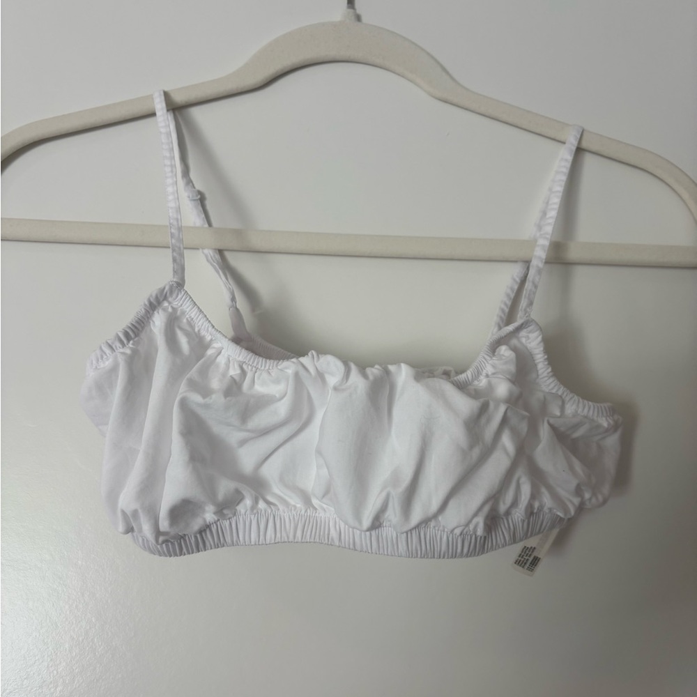 Sunday best white poplin top